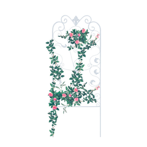 GrayBunny GB-6900WH3 Garden Trellis for Vines and Climbing Plants Black Metal Wire Lattice Grid Panels for Cucumber /& Vegetables Clematis Support Rose Vines Durable /& Sturdy Beautiful Plant Decor