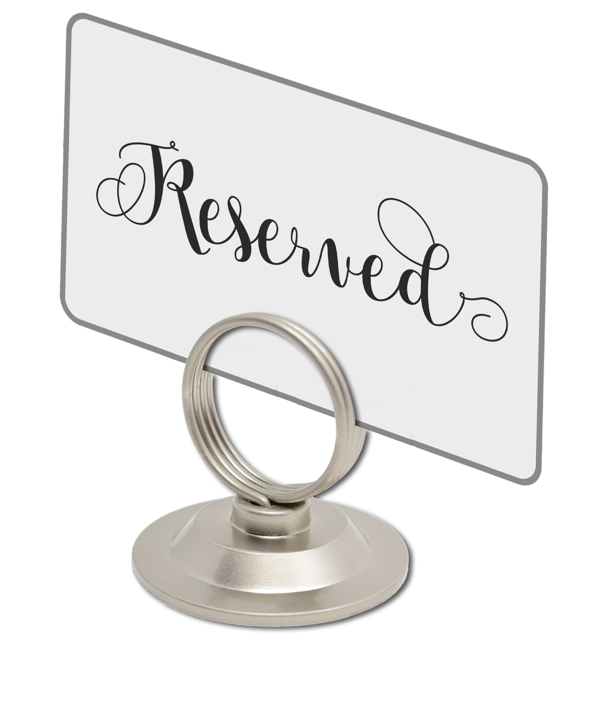 Table Cardholder Tabletop Menu Holder HarpClip Number Holder Recipe Holder Reserved Card Holder