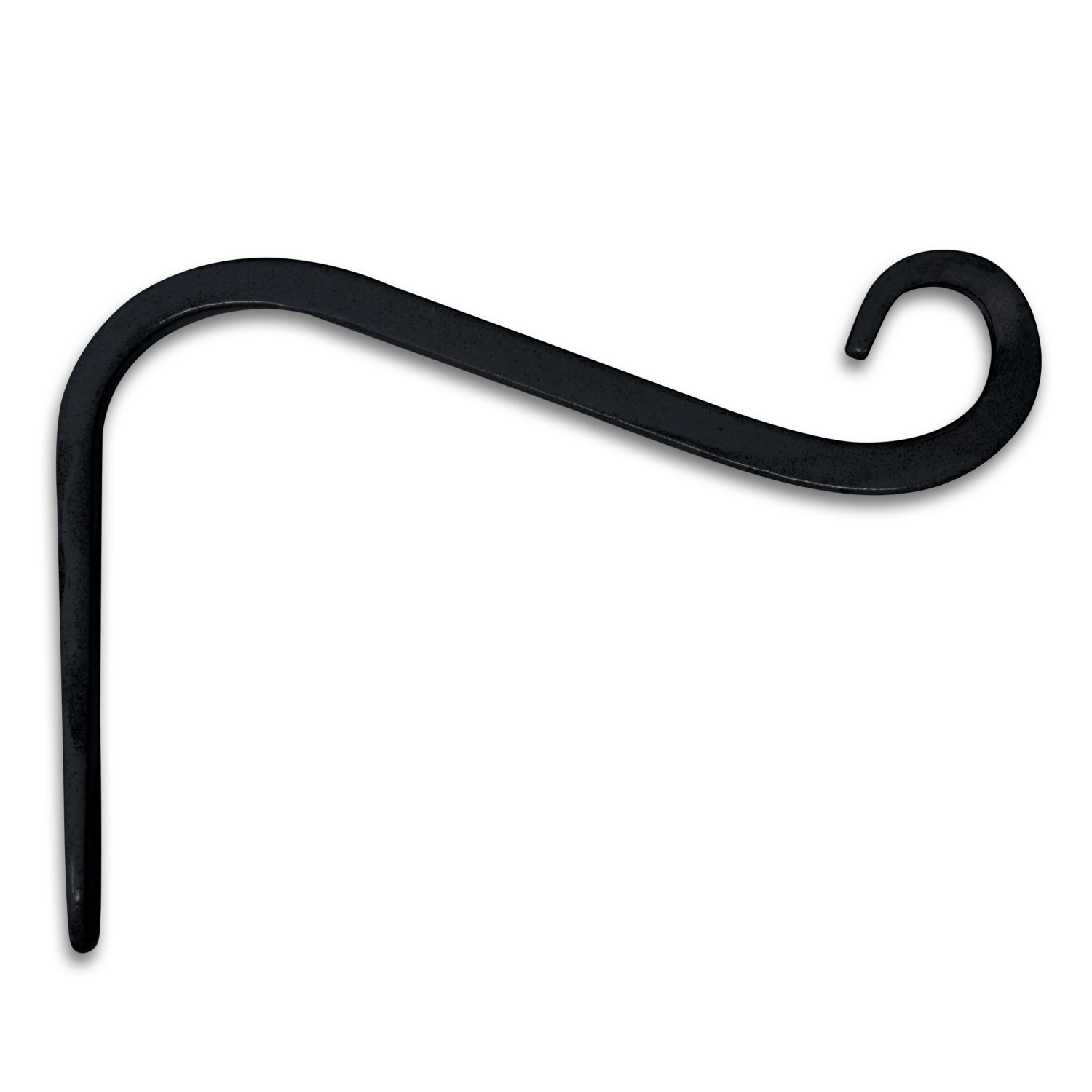 Planters 8.5 Inch Gray Bunny GB-6863B Hand Forged Curved Hook Lanterns 2-Pack White Wind Chimes As Wall Brackets and More! for Bird Feeders