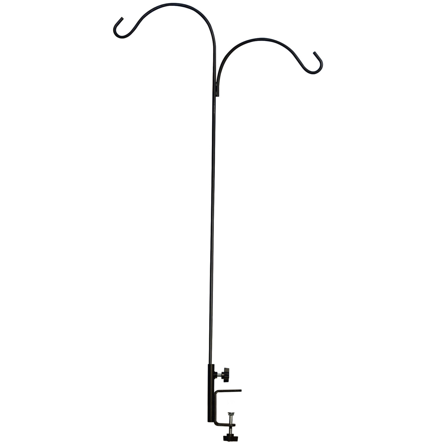 Vertical Deck Hook, 3" Clamp, 360 Degree Rotation, 46" Tall Handrail