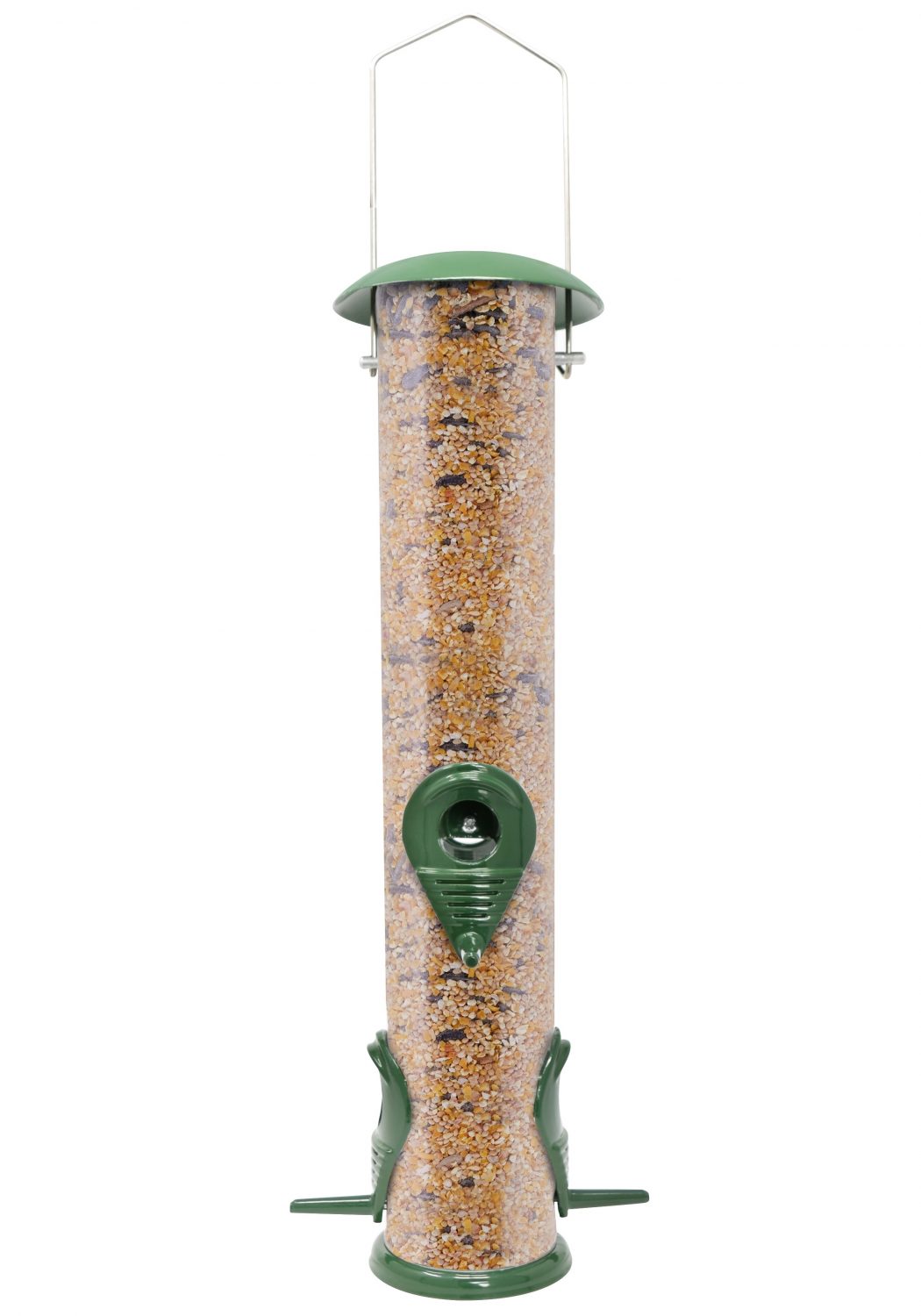 Classic Metal Tube Feeder, Premium Metal Outdoor Birdfeeder With Steel ...