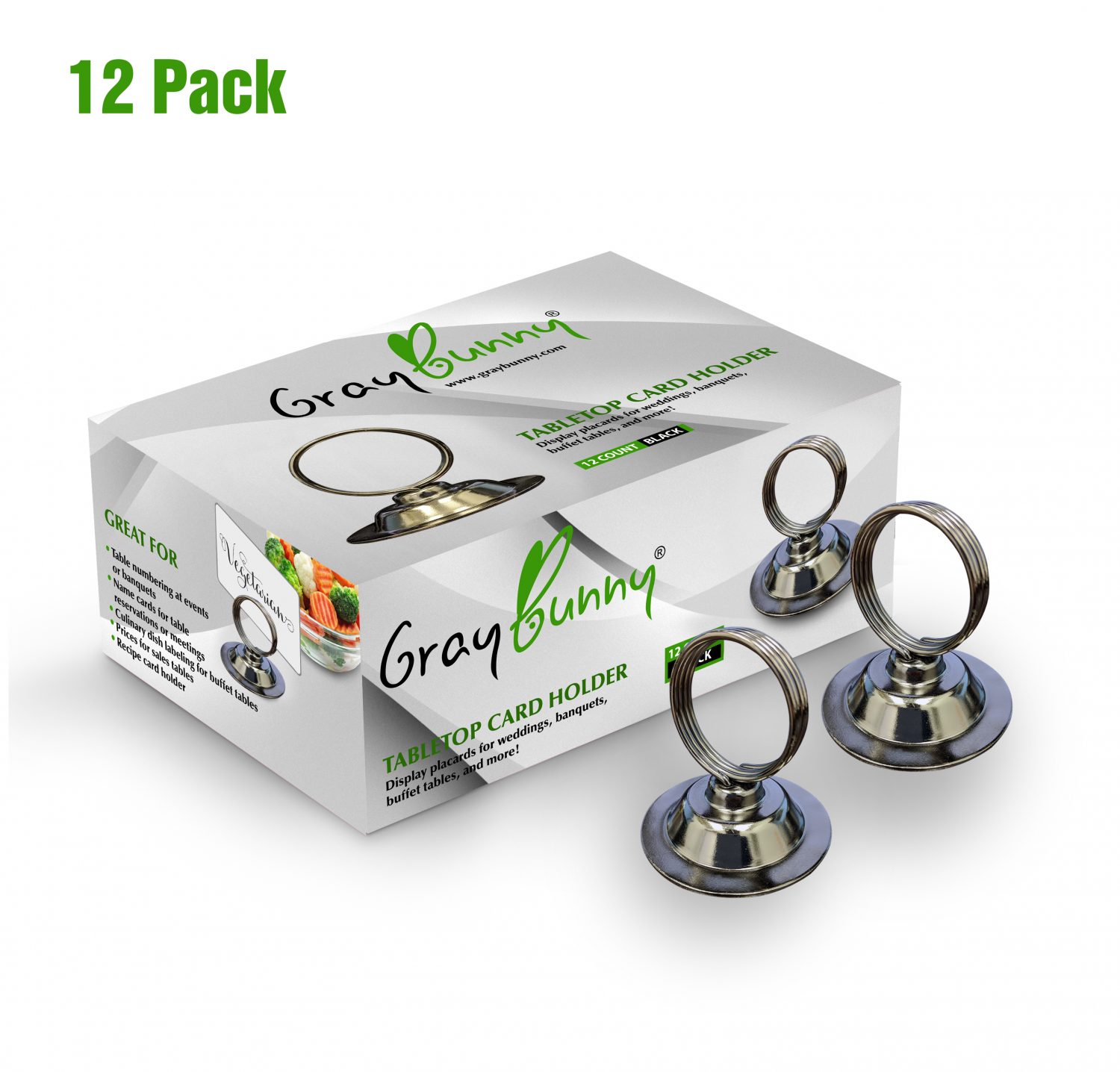 Table Cardholder Tabletop Menu Holder HarpClip Number Holder Recipe