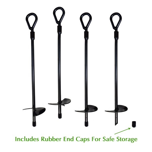 Ground Anchor Set with Drill Sockets 1337nih