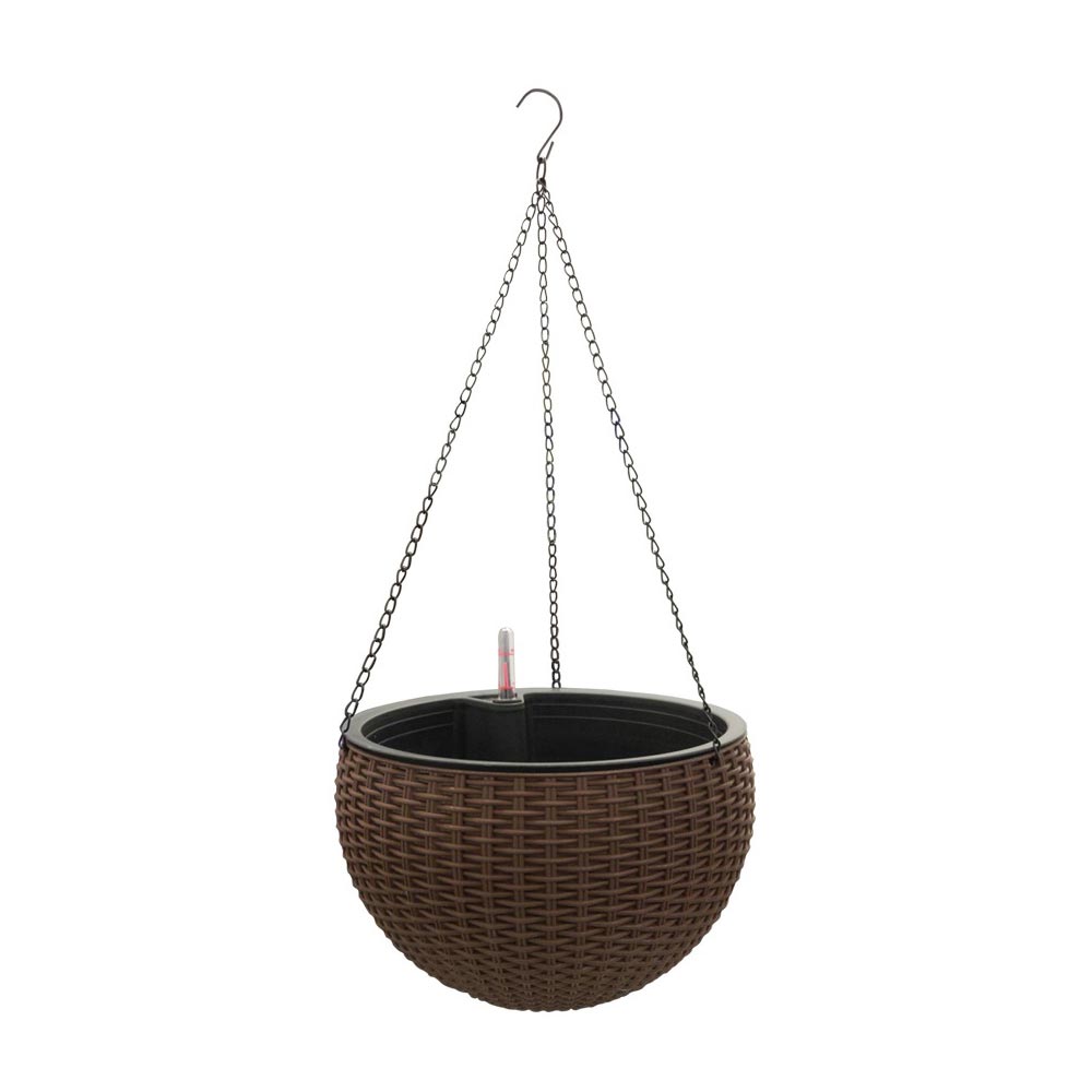 SelfWatering Hanging Planter Baskets with Water Reservoir & Fill