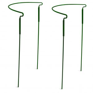 thumbnail image 2 of 2-Pack 65-Inch Black Shepherd Hooks – Heavy Duty Plant Hanger & Bird Feeder Pole 2 of 5