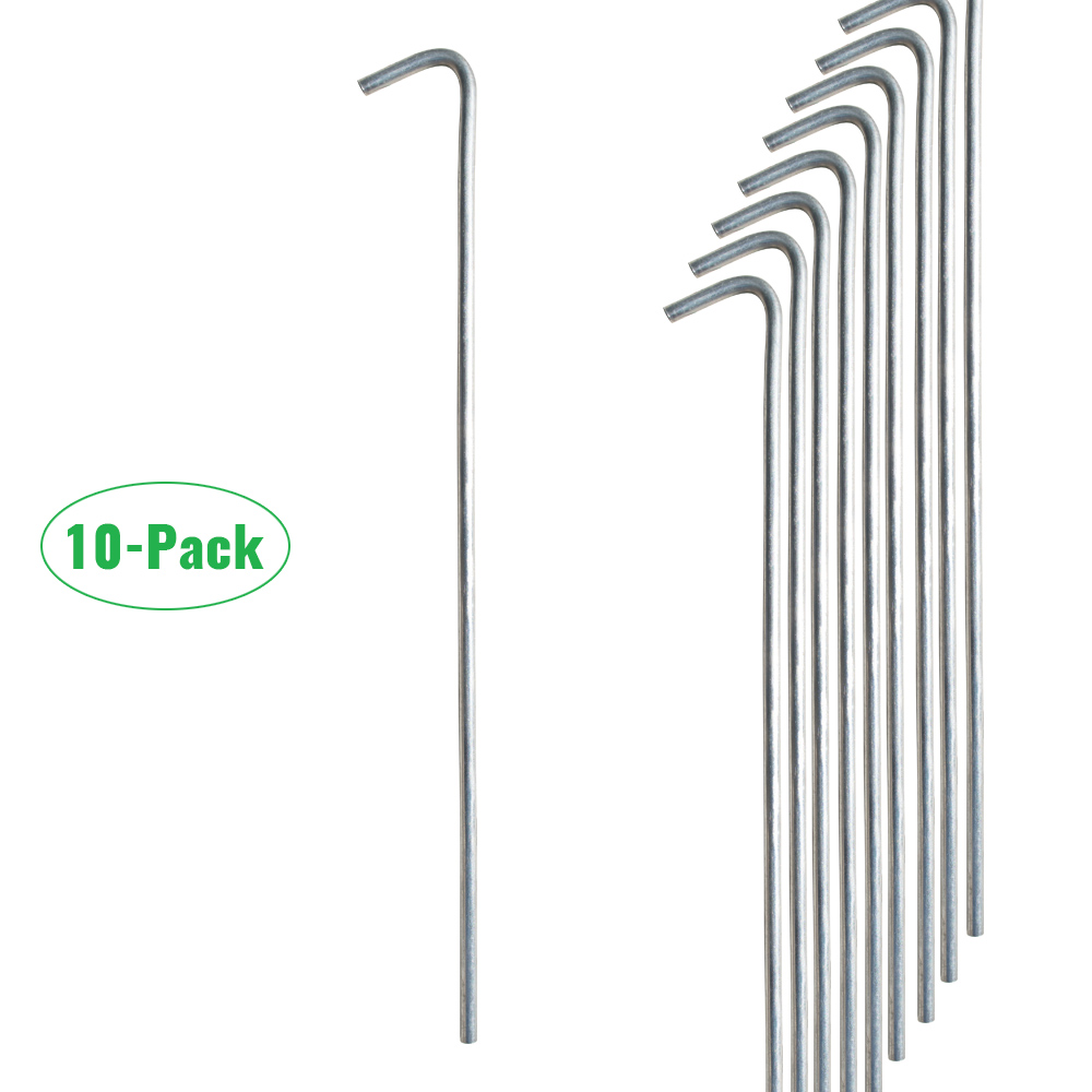 RABBIT NET PINS PACKS OFF 20 TENT PEGGY GROUND PEGS 150MM LONG HEAVY DUTY 