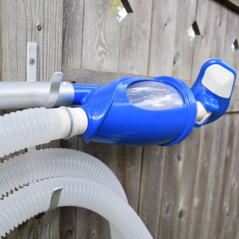 Swimming Pool Aluminum Pole Hanger Set For Telescoping Poles, Leaf