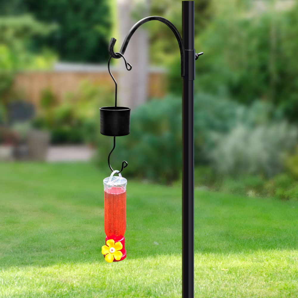 Ant Moat for Hummingbird and Oriole Feeders, All Natural Steel Ant Trap