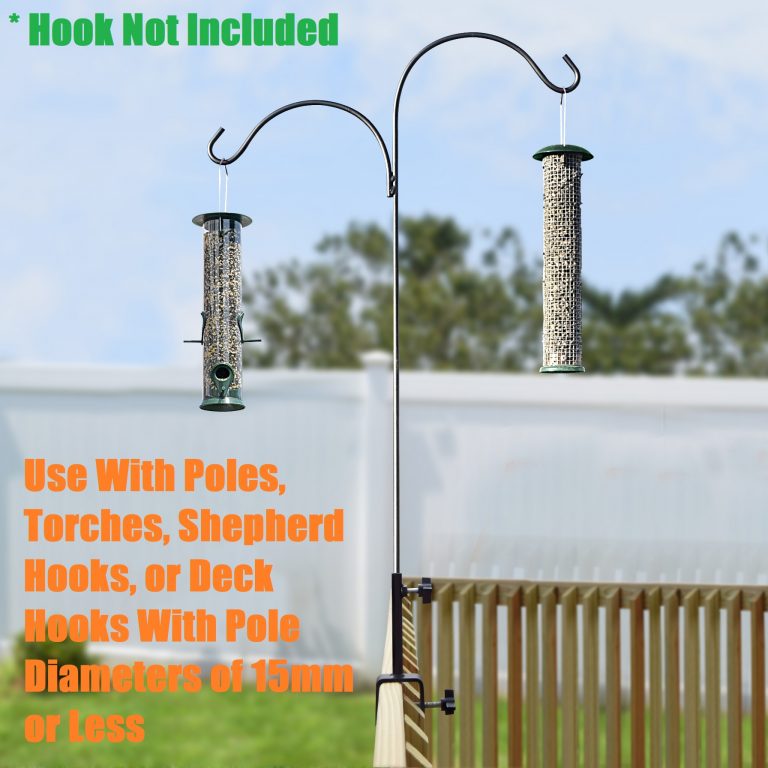 Vertical Deck Clamps, For Use with Torches, Shepherd Hooks or Poles