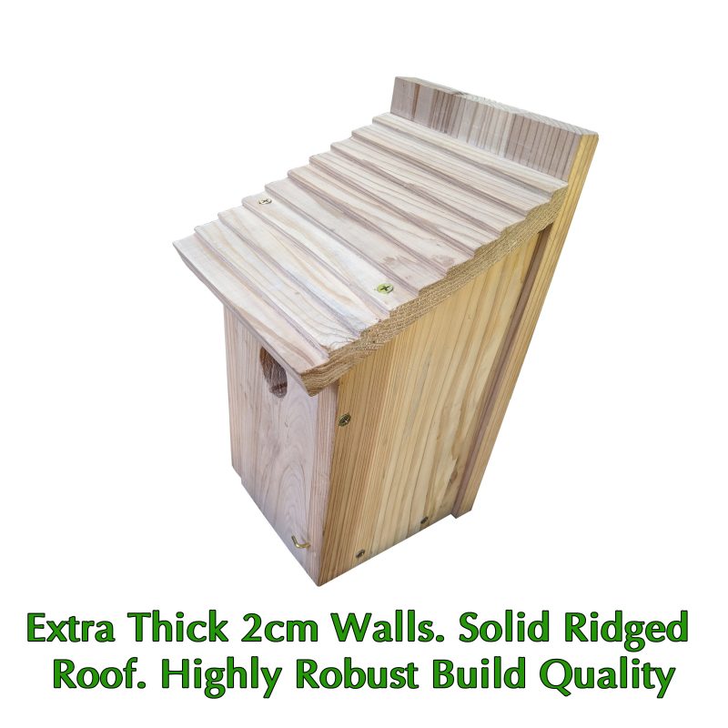 Bluebird House, Solid Wood Birdhouse, Weatherproof Bird House Designed