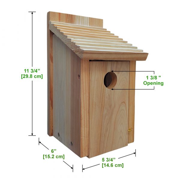 Bluebird House, Solid Wood Birdhouse, Weatherproof Bird House Designed ...