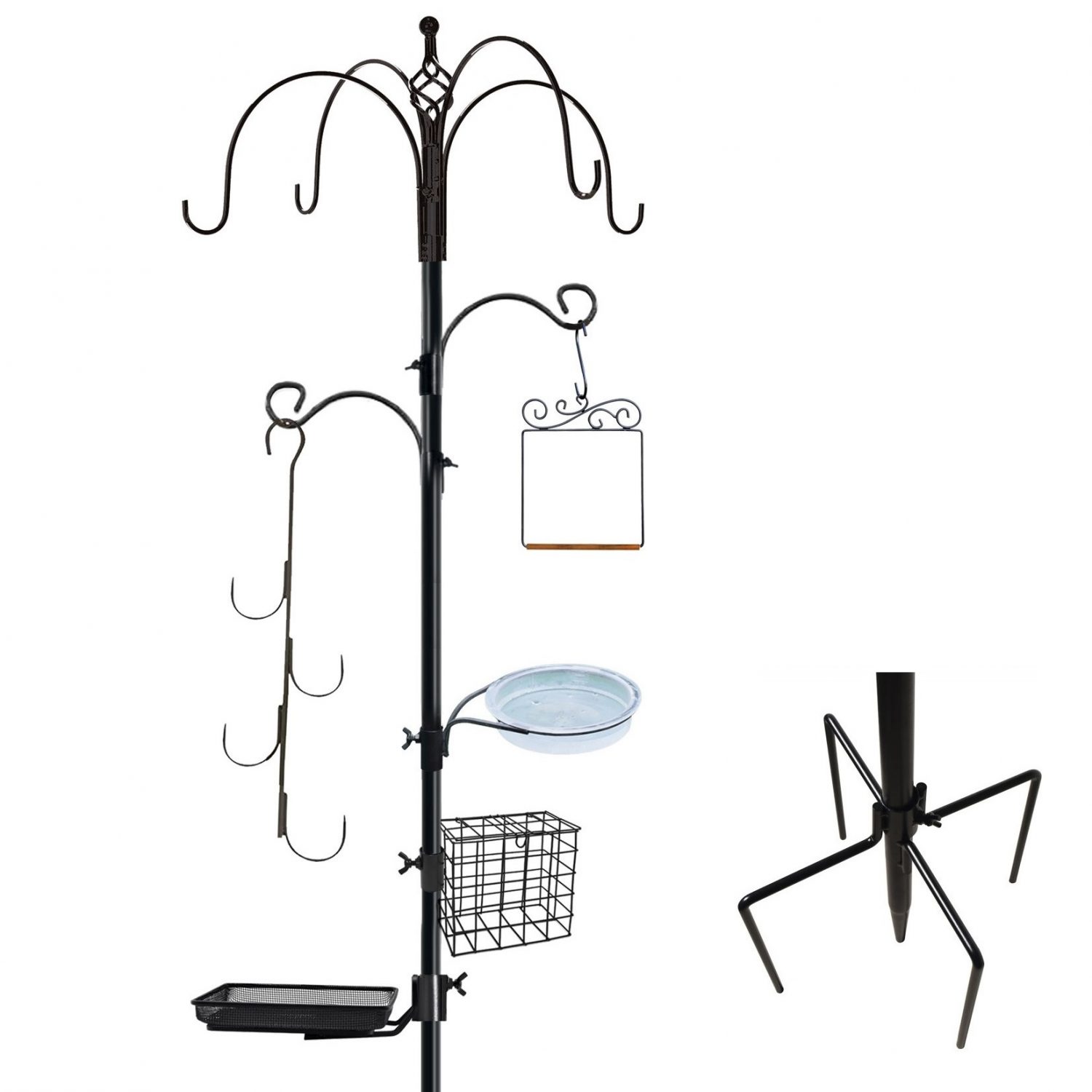 Grand Bird Station Metal Patio Stand to fit the Grand Wild Bird Feeding Station 